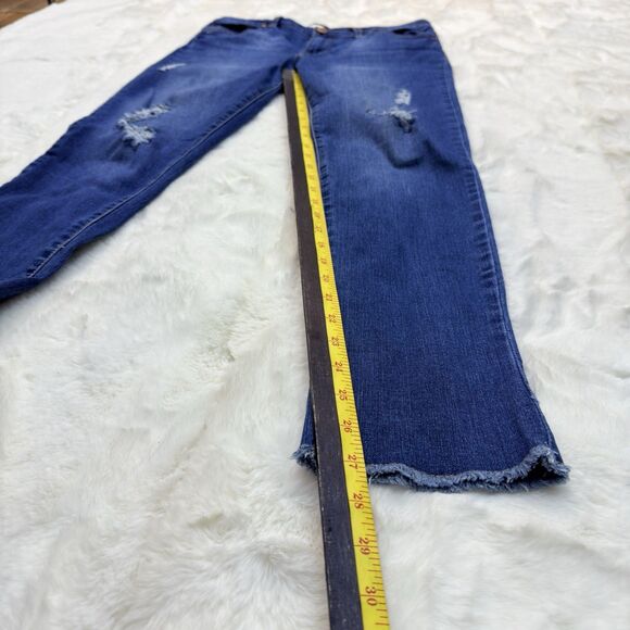 1822 Denim Skinny Ankle Jeans Medium Wash Mid Rise Women's Blue Size 10 - Picture 12 of 16